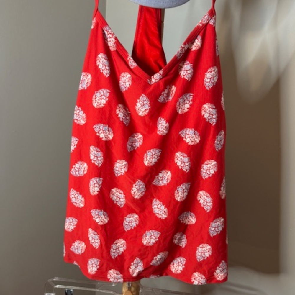 Carve Designs Georgia - Red White & Blue Leaf Print Tankini Set